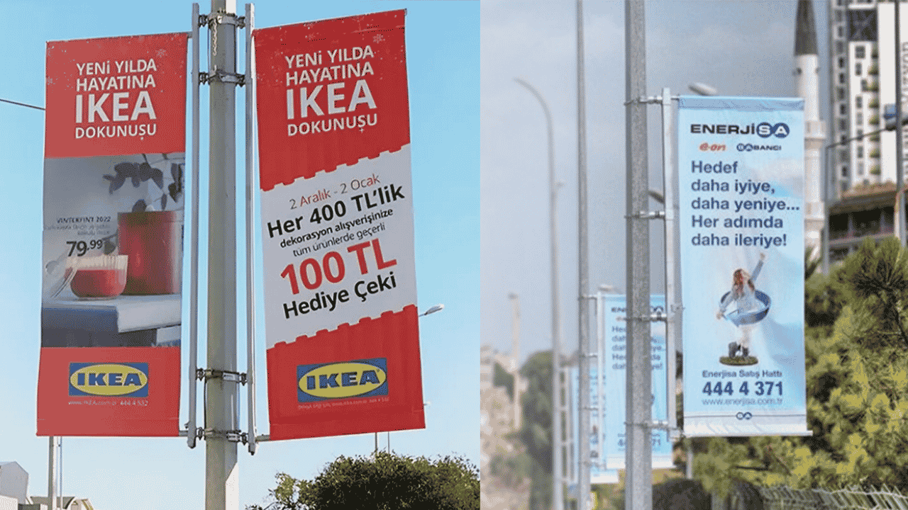 İstanbul Direk Reklamları ile Markanızı Öne Çıkarın